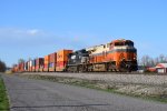 Interstate Heritage Unit On a Hot Intermodal